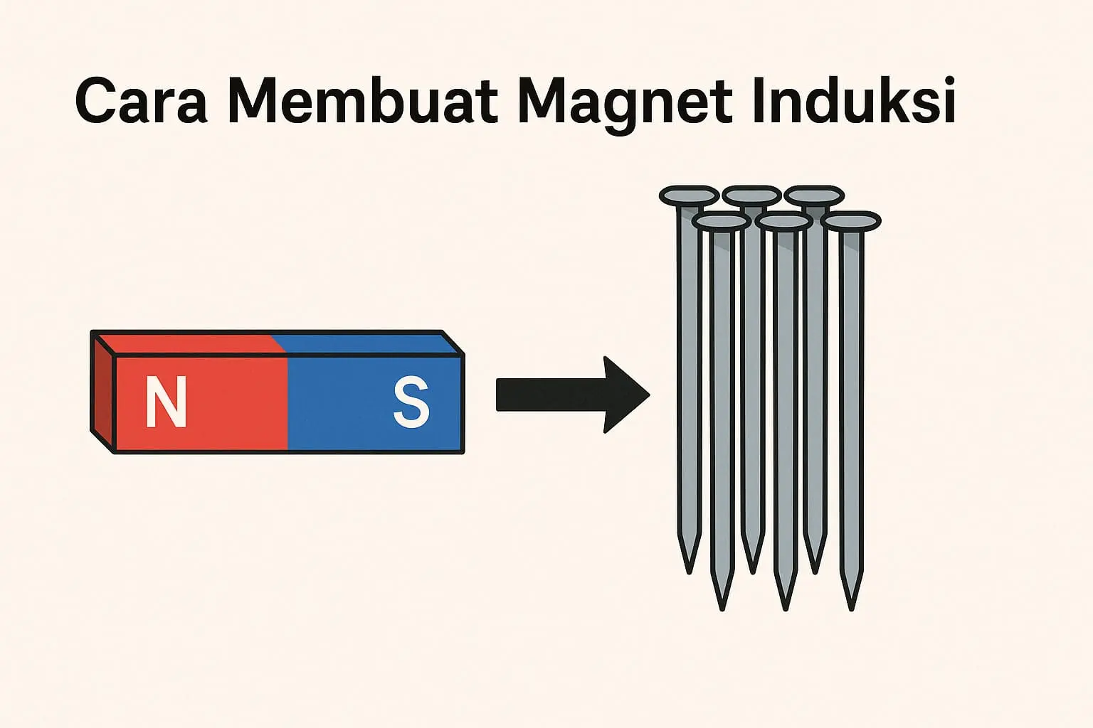 Cara Membuat Magnet Induksi