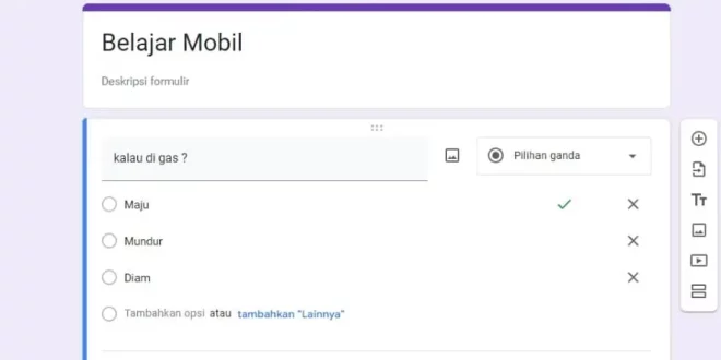 Cara Membuat Soal Pilihan Ganda Kompleks di Google Form