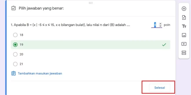 Cara Membuat Soal di Google Form di HP