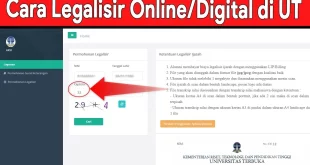 Cara melihat hasil legalisir ijazah UT