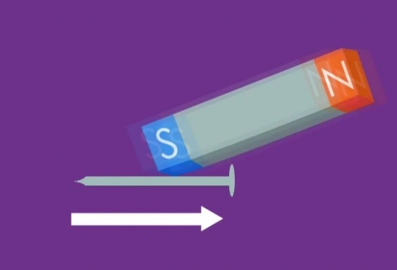 Gambar cara membuat magnet dengan cara digosok