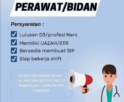 Lowongan Kerja Perawat Bidan di Klinik Keluarga Sehat Cirebon