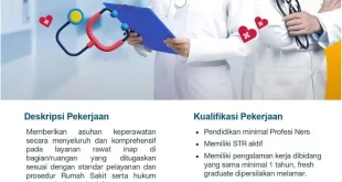 Lowongan Kerja Perawat Siloam Hospitals Purwakarta