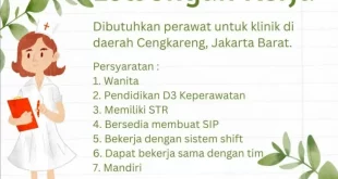 Lowongan Kerja Perawat – Klinik Daerah Cengkareng