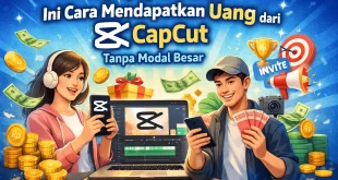 Ilustrasi cara mendapatkan uang dari CapCut melalui event dan monetisasi konten