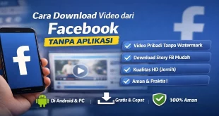 Cara download video dari Facebook tanpa aplikasi tanpa watermark kualitas HD di Android dan PC