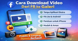 cara download video dari fb ke galeri tanpa aplikasi di android dan iphone