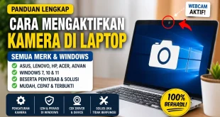 Cara mengaktifkan kamera di laptop ASUS Lenovo HP Acer Advan Windows 7 10 11 dengan panduan lengkap dan mudah