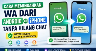 cara memindahkan wa dari android ke iphone tanpa hilang chat menggunakan Move to iOS