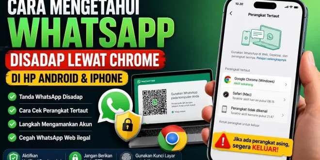 Cara mengetahui WhatsApp disadap lewat Chrome di HP Android dan iPhone melalui menu perangkat tertaut