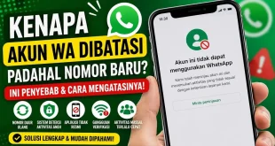Kenapa akun WA dibatasi padahal nomor baru? Ilustrasi penyebab akun WhatsApp dibatasi beserta cara mengatasinya.