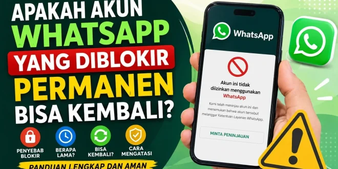 Akun WhatsApp yang diblokir permanen dan cara mengajukan peninjauan